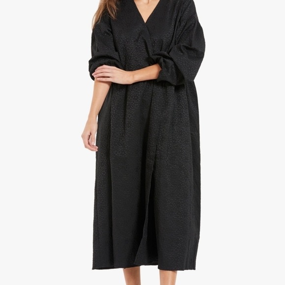 samsoe samsoe Dresses & Skirts - SAMSOE AND SAMSOE Jolie Dress 11402 black flower small wrap oversized